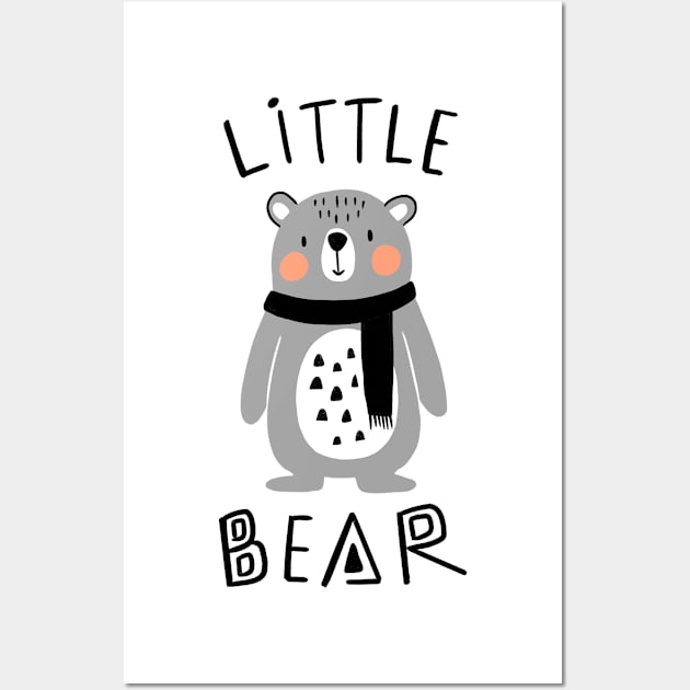 Little Bear Wall Art by selenophile